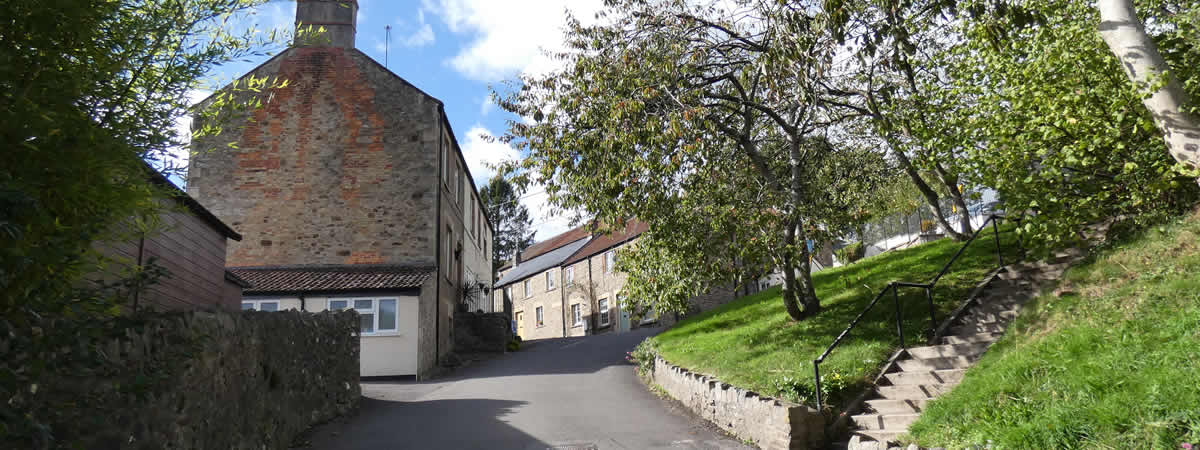 Views towards Coleford High Street